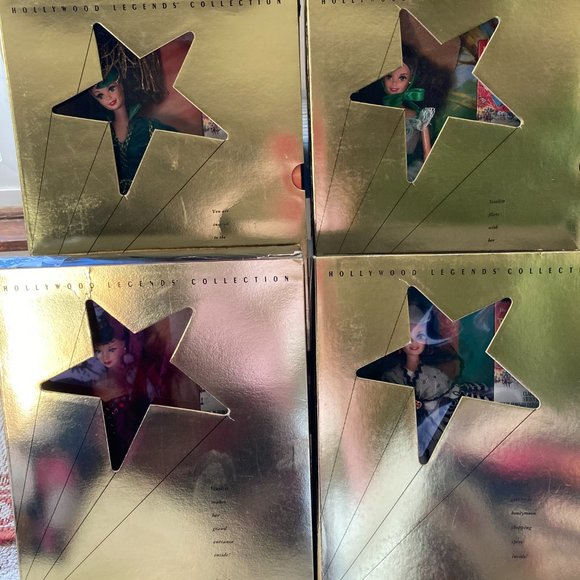 Vintage 1994 Hollywood Collection Gone with the Wind 4 Barbies New in Box $176 - Picture 6 of 6